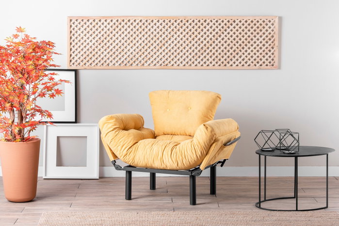 Atelier Del Sofa Nitta Single - Mostaza Atelier Del Sofa Nitta Single - Mostaza